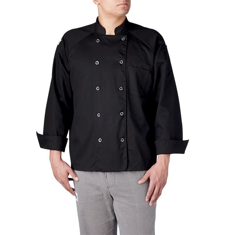 Chefwear&reg; 4XL Black Four-Star Chef Jacket