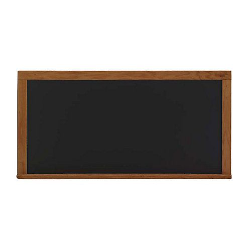 Double Sided Chalkboard, Black W/ Walnut Frame, 24 x 36
