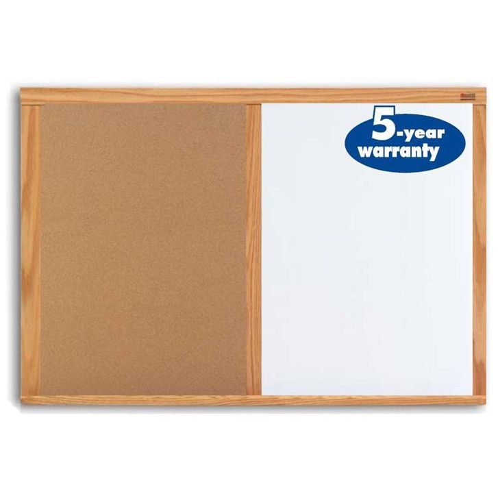 Marsh 36" x 48" Combination Cork / Dry Erase Board