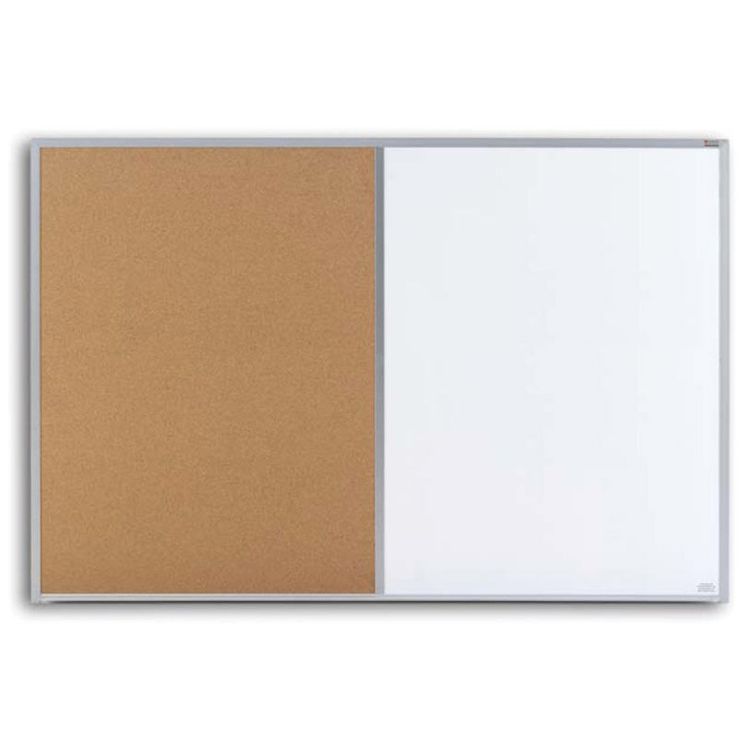 Dry Erase / Cork Board, Aluminum Frame, 2' x 3'