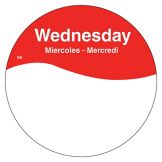 DayMark MoveMark&trade; Trilingual 3" Wednesday Day Circle