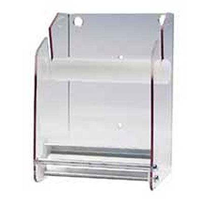 Acrylic Wall Label Dispenser For 3" - 4" Labels, Clear