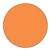 Cold Temp Solid Orange 3/4" Label, Roll/1000