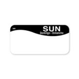 DayMark MoveMark&trade; Trilingual 1 x 2 Sunday Day Label