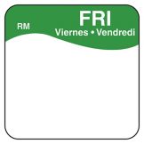 DayMark ReMark&trade; Bilingual 1" Friday Day Square