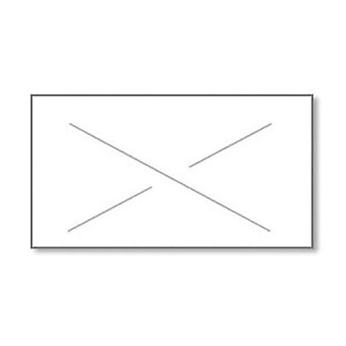 Blank Label, White, 9 Rolls per Sleeve