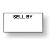 Monarch "Sell By" White w/ Black Print Label For 1110 Gun