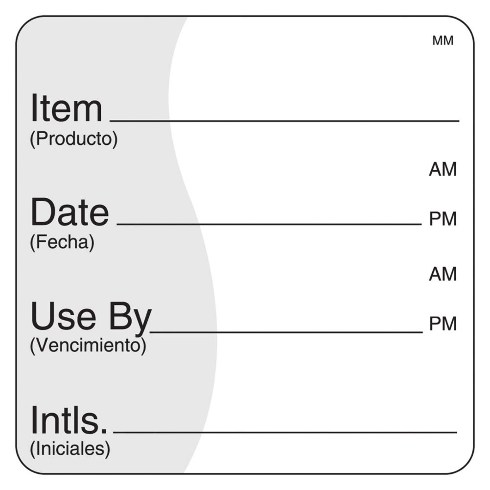 DayMark MoveMark&trade; 2" Item / Date / Use By Label