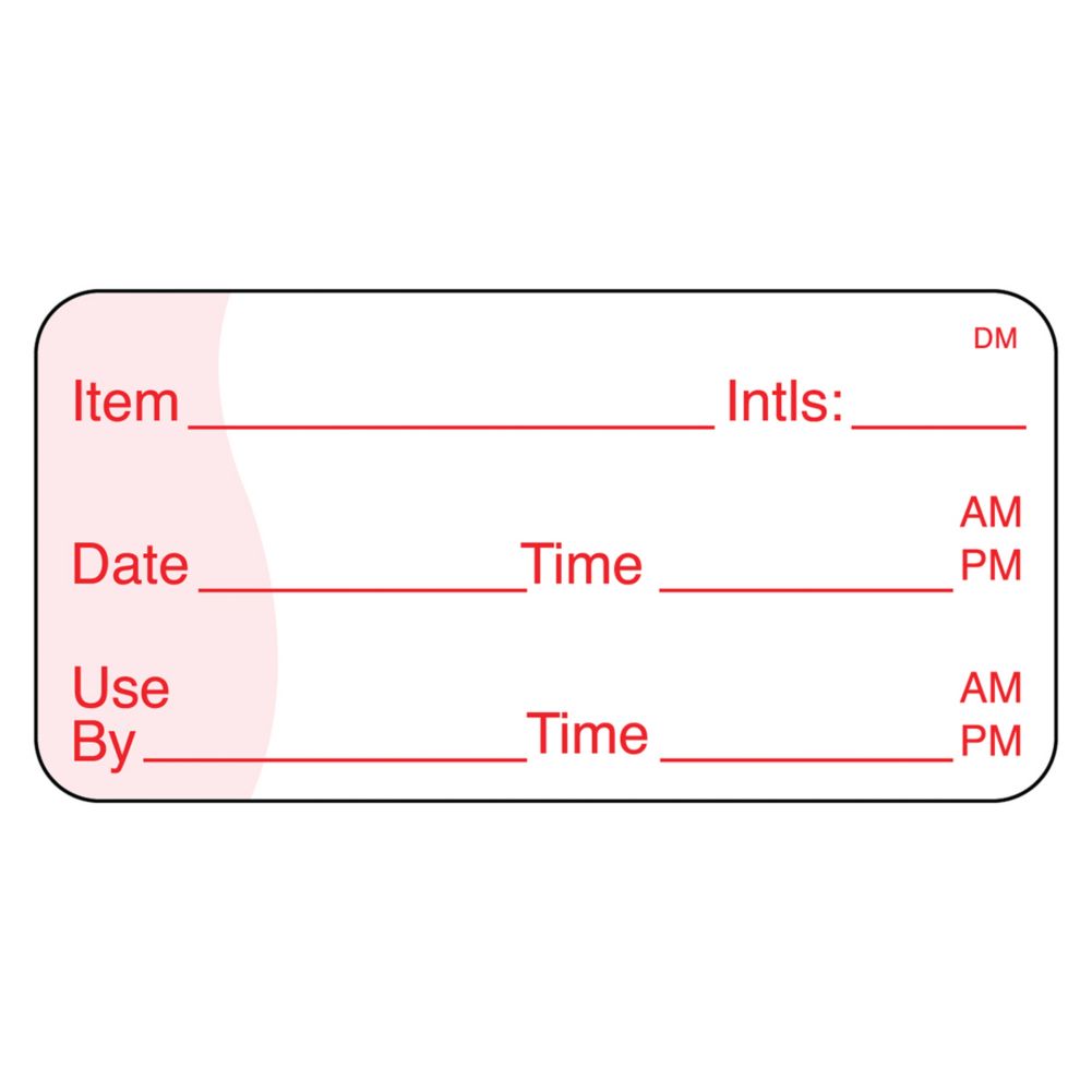 DayMark DissolveMark&trade; 1 x 2 Use By Label