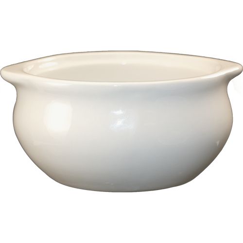 International Tableware American White Ceramic 12 Oz Onion Soup Crock