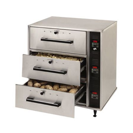 Star&reg; Mfg 3-Drawer Standard Food Warming Drawer w/ LED Display