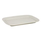Tuxton" 17" x 11.75" Rectangle Series Eggshell Plate