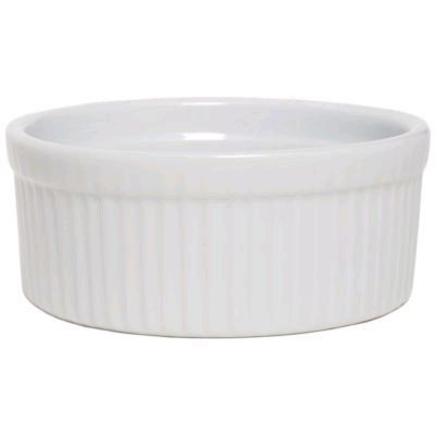 Tuxton&reg; 10 Oz. White Souffle Dish