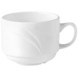 Steelite Distinction Alvo White 7.5 Oz. Stackable Cup