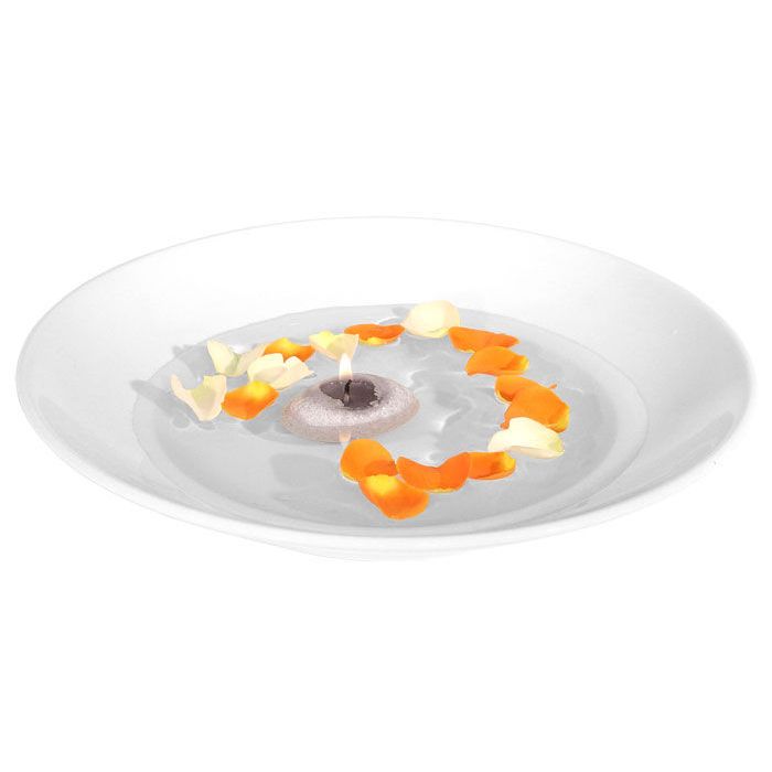 Gourmet Display 96 Oz Square Porcelain Bowl, Bright White