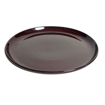 Tuxton&reg; 13.125" Caramel Pizza/Serving Plate