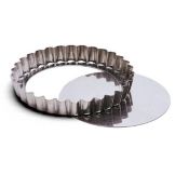 Paderno World Cuisine Fluted 4" Tart Mold with Removable Bottom