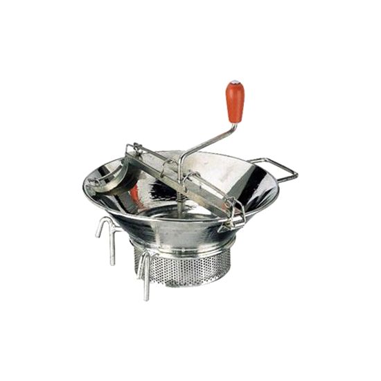 Paderno World Cuisine #5 Tin 14" Round Food Mill without Sieve