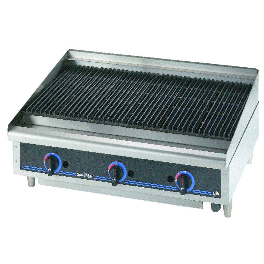 Star&reg; Mfg. Star-Max&reg; Lava Rock Gas 36" Char-Broiler