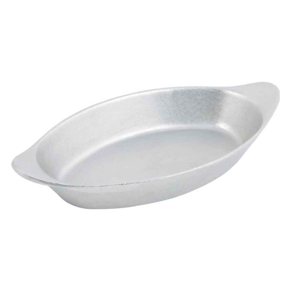 Bon Chef Pewter Glo Oval 16 oz Au Gratin Dish