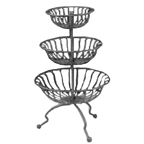 Dover European Metalworks Steel 26"H  3-Tier Marche Stand