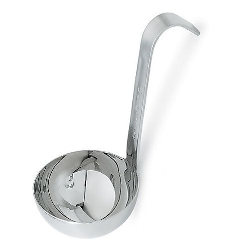 Jacob's Pride&reg; 1-Piece Heavy Duty 1 Oz Short Handle S/S Ladle