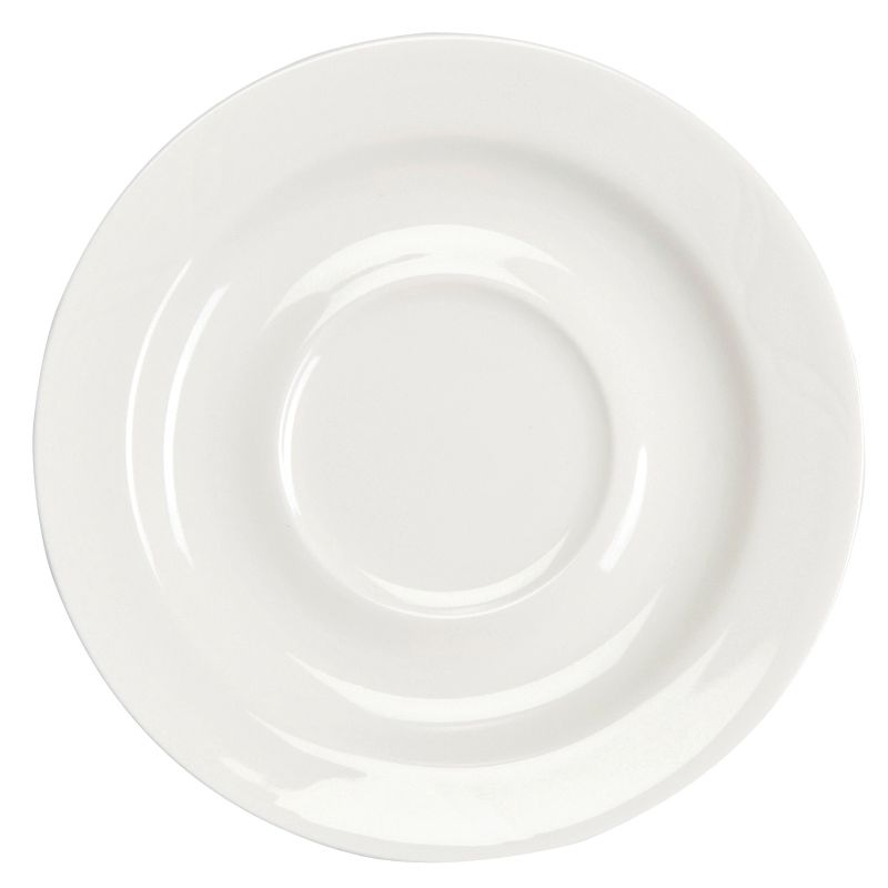 Homer Laughlin Ameriwhite&reg; Unity&trade; White 5-3/4" Saucer