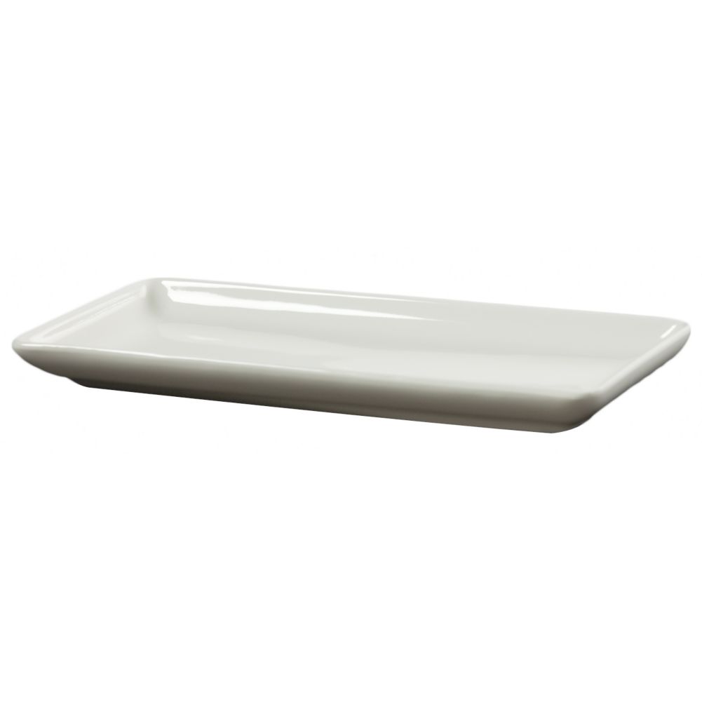 Homer Laughlin Ameriwhite&reg; Pristine&reg; Rectangle Appetizer Plate