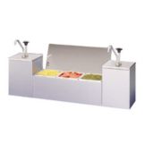 APW Wyott S/S Condiment Serving Station w/ Two Pumps, CSS-DTS-2