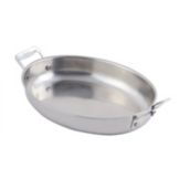 Bon Chef Cucina S/S 12" Oval Au Gratin Pan