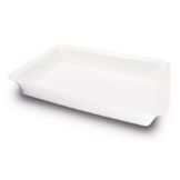 Delfin 4 Qt. White Rectangular Aegina Bowl