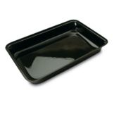 Delfin 5 Qt. Black Rectangular Market Bowl