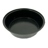 Delfin 15" x 15" Black Round Ice Bowl