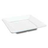 Delfin 12" x 12" x 1.5" White Square Pacific Rim Tray