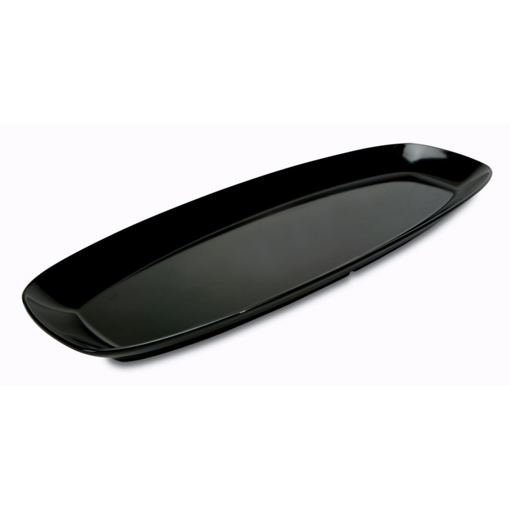 Delfin 5 Qt. Black Large Scale Salmon Platter
