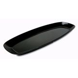 Delfin 5 Qt. Black Large Scale Salmon Platter