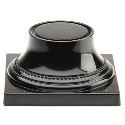 Elite Global Solutions Venetian 3-3/4" Black Pedestal Base