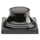 Elite Global Solutions Venetian 3-3/4" Black Pedestal Base