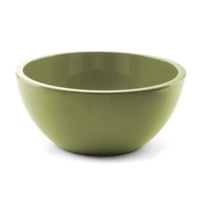 Elite Global Solutions Belize 6-3/4 Qt. Green 12-1/2" Round Bowl