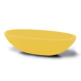 Elite Global Solutions Belize 3 Qt. Yellow Long Oval Bowl