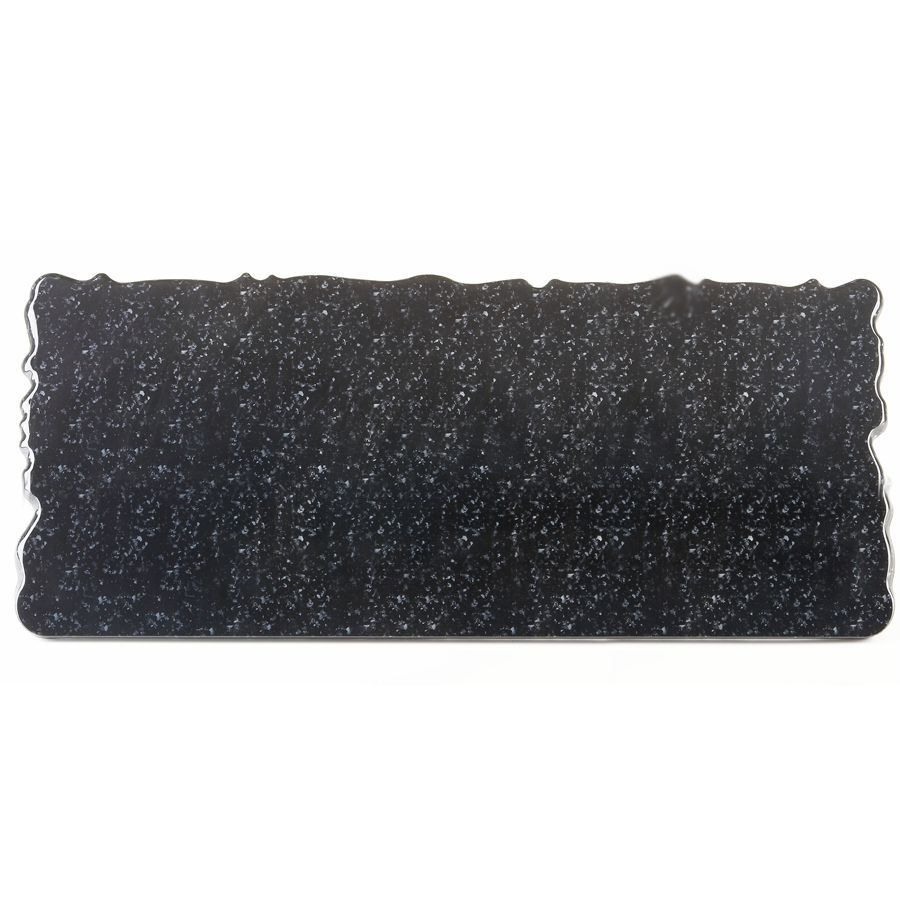 Black Granite Regular Shape Riser, 24" x 10"