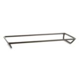 Black Rubber Riser, 8" x 20" x 2"