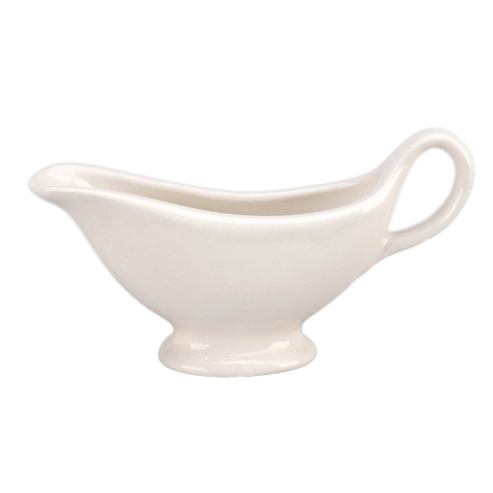 Vertex&reg; Vista Collection Undecorated 4 Oz Gooseneck Sauceboat
