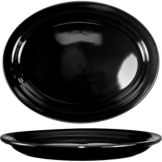 International Tableware Cancun&trade; Black 13-1/4 " Platter