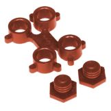 NoTrax&reg; Red Mat Connector For Optimat&reg; Floor Mat
