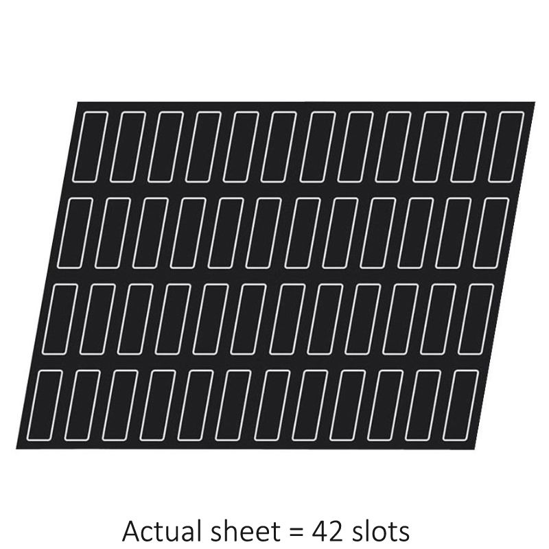 Matfer Bourgeat Flexipan&reg; Mini Financiers Mold Pan / Sheet of 24