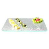 Gourmet Display&reg; 18" x 12" Green Acrylic Textured Tray
