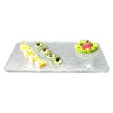 Gourmet Display&reg; 18" x 12" Clear Acrylic Textured Tray
