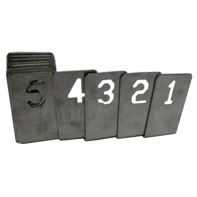 Aluminum #1-12 Timing Tabs