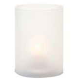 Hollowick Satin Crystal Fitter Globe for 3" Fitter Bases
